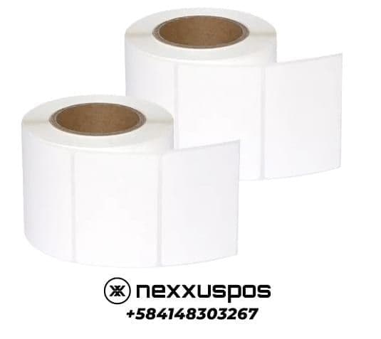 Rollos de etiqueta de balanzas — 57x40mm