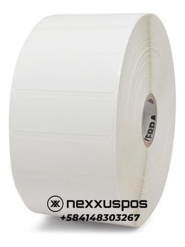 Rollo de etiquetas de código de barra — 2.25 x 0.75 pulgadas